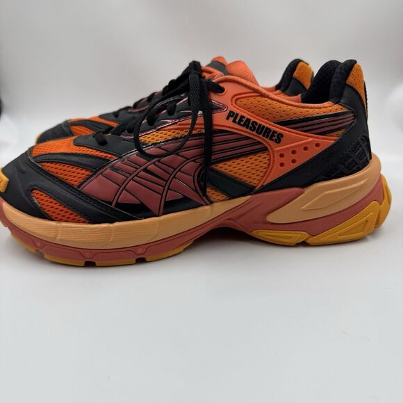 Pleasures x Puma Velophasis Layers Astro Red Sneaker Shoes  393301-02 Men 10.5 main image 13